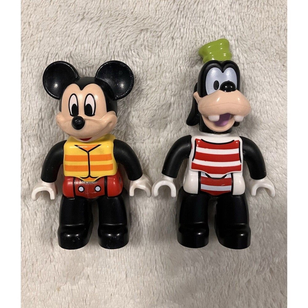 Lego Duplo Goofy & Mickey Mouse Club Beach House Figures